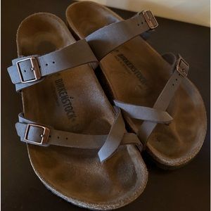 Birkenstock Mayari Birko-Flor Sandal Brown Size 41 (Women’s 10-10.5 US)